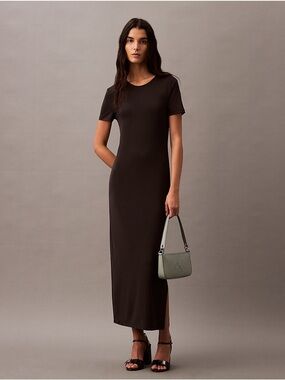Calvin Klein second skin midi Dress